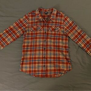 Patagonia Women’s Burnt Orange Flannel Size M